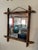 1920s French Faux Bamboo Wooden Wall Mirror For Sale - Image 10 of 11