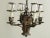 1920s Antique Arts and Crafts 4 Light Chandelier For Sale - Image 5 of 13