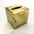 1970s Vintage Italy Gold Metallic Gilded Wood Tissue Box Cover For Sale - Image 5 of 10