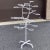 Mid-Century Modern Mid-Century Rotating Wrought Iron 21 Ring Plant Stand For Sale - Image 3 of 13