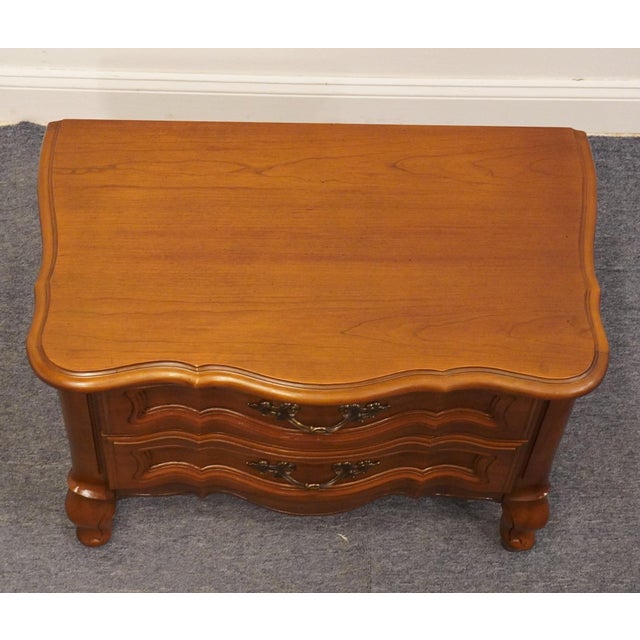 Stanley Furniture Stanley Furniture Country French 29" Two Drawer Nightstand 26818 For Sale - Image 4 of 11