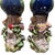 Blue Pair Peacock Bird Figurines Table Sculptures - Hand Painting Chinese Porcelain Book Matching Set - Chelsea House Mottahedeh Style For Sale - Image 8 of 12