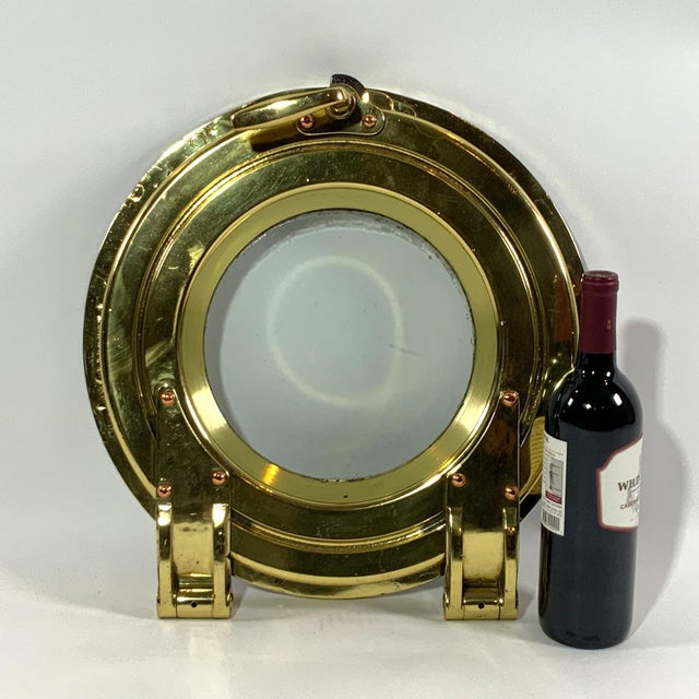 Traditional Yacht Porthole Solid Brass Highest Quality For Sale - Image 3 of 8