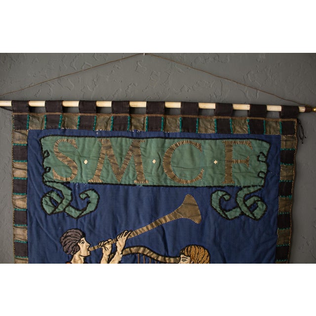 Antique British Music or Choral Procession Banners Orford Castle Suffolk For Sale - Image 16 of 17