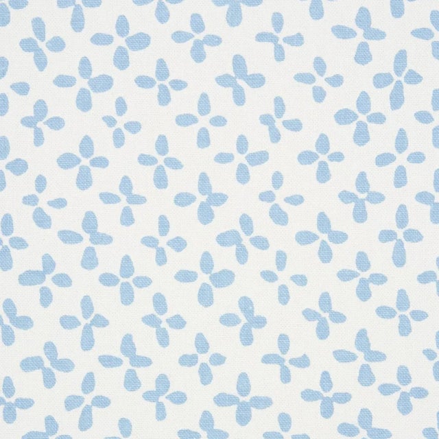 Schumacher Emerson Fabric in Sky For Sale