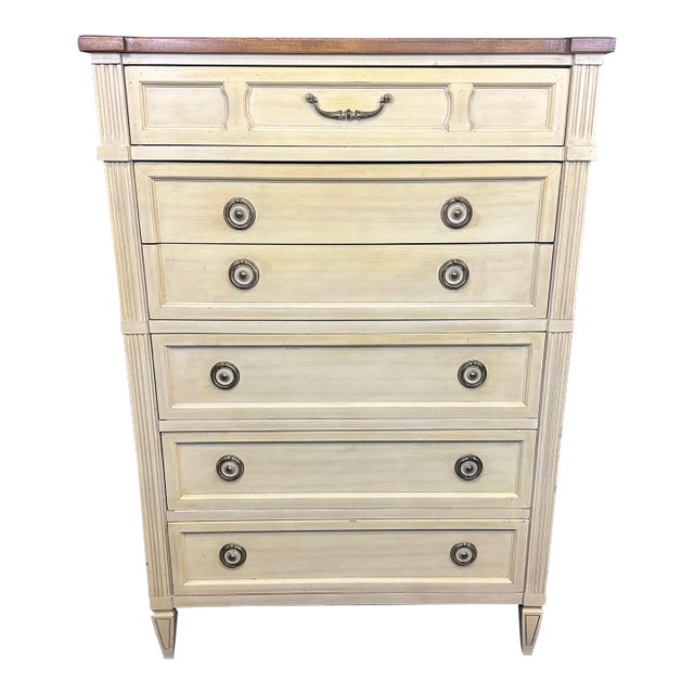 1960s Vintage American of Martinsville 6 Drawer Tall Chest For Sale