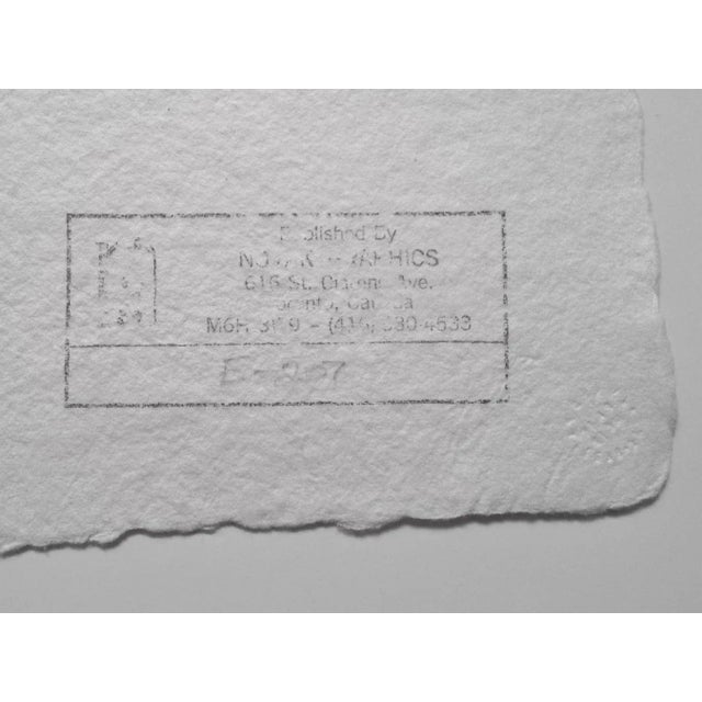 John Chamberlain 1980s "One Among Many" Minimalist Unframed Print, Signed & Numbered 22/27 by John Chamberlain For Sale - Image 4 of 10