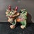 Mid 20th Century Vintage Shiwan Kiln Glazed Mythical Beast Figures (Qilin / Foo Dogs) - A Pair For Sale - Image 5 of 9