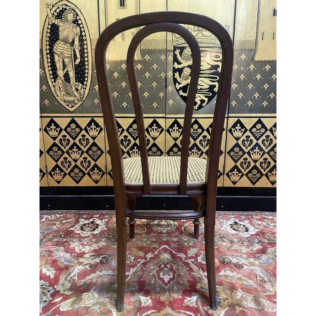 Caned Chairs by Jacob & Josef Kohn, Set of 4 For Sale - Image 3 of 9