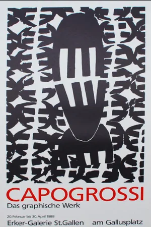 1988 Giuseppe Capogrossi Exhibition Poster