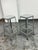 Late 20th Century Vintage Industrial Gray Metal Bar Stools Lyon Workspace Model 1901, Pair For Sale - Image 5 of 12