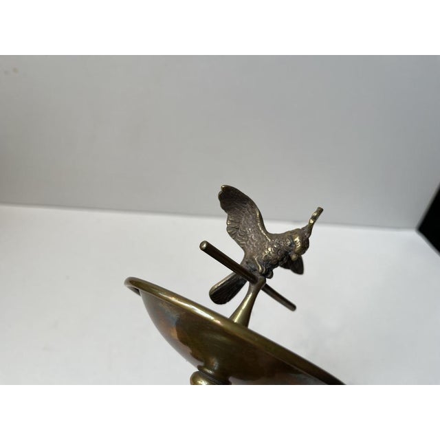 1920s Art Deco Vienna Ring Tray with Bronze Cockatoo Parat, 1920 For Sale - Image 5 of 9