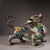 Gilt Bronze Cloisonné Enamel Mythical Beast Figure For Sale - Image 4 of 9
