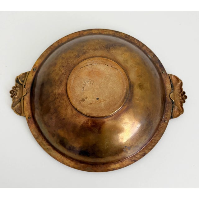 Bronze Carl Sorensen Bronze Art Deco Centerpiece Bowl For Sale - Image 8 of 10