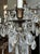 Early 20th Century Pair of Maison Bagues Patinated Iron and Rock Crystal Chandeliers For Sale - Image 5 of 9