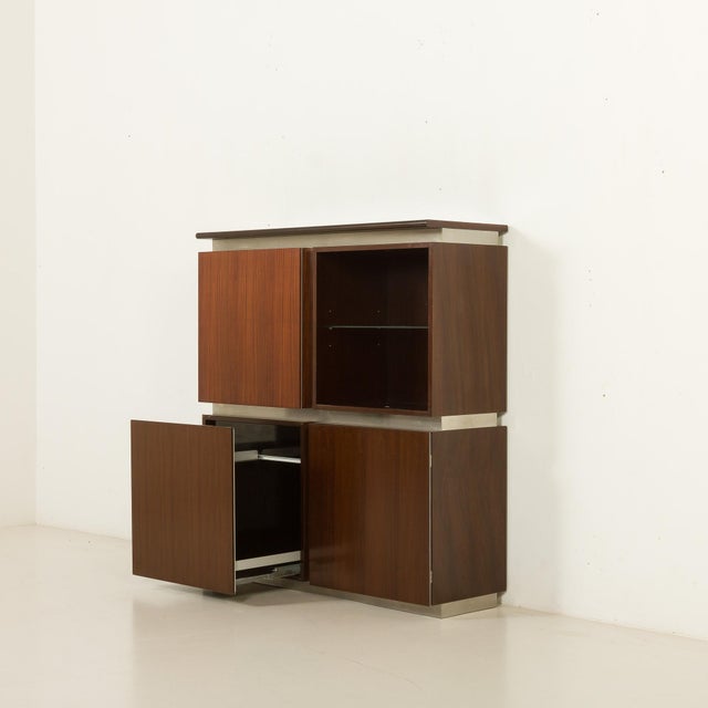 1970s Parioli Series Bar Cabinet by Ludovico Arcebis for Acerbis, Italy, 1970s For Sale - Image 5 of 18