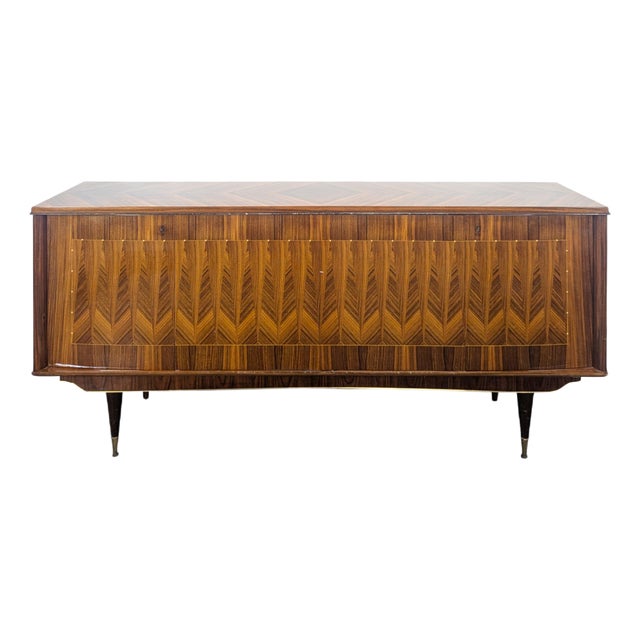 Varnished Polyester Sideboard, 1960s For Sale