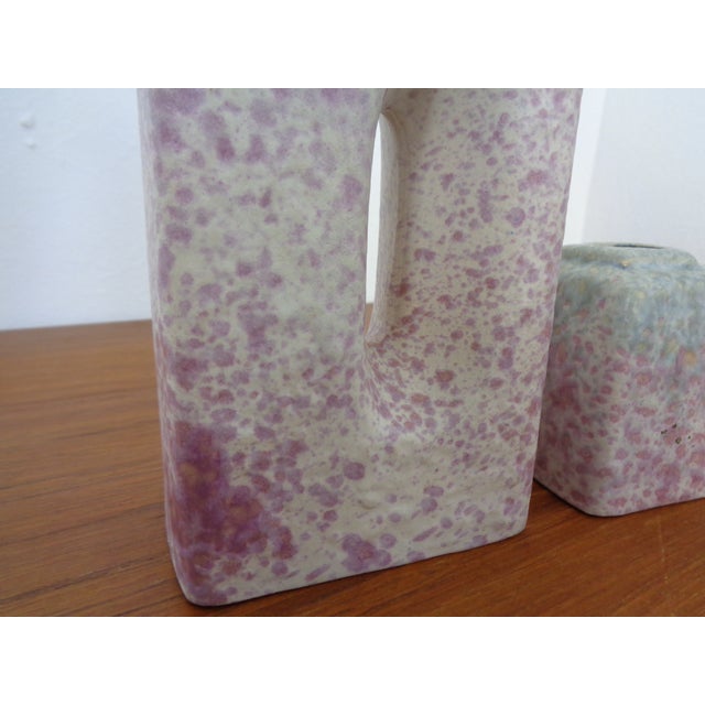 Pink Vases from Ü-Keramik, 1970s, Set of 3 For Sale - Image 15 of 17