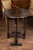 An English oak gate leg oval table from the mid-19th century, with carved top and barley-twist base. Born in England...