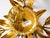 Large Vintage Model Wisteria Gold-Plated Metal Wall Lamp by Hans Kögl, 1970s For Sale - Image 11 of 14