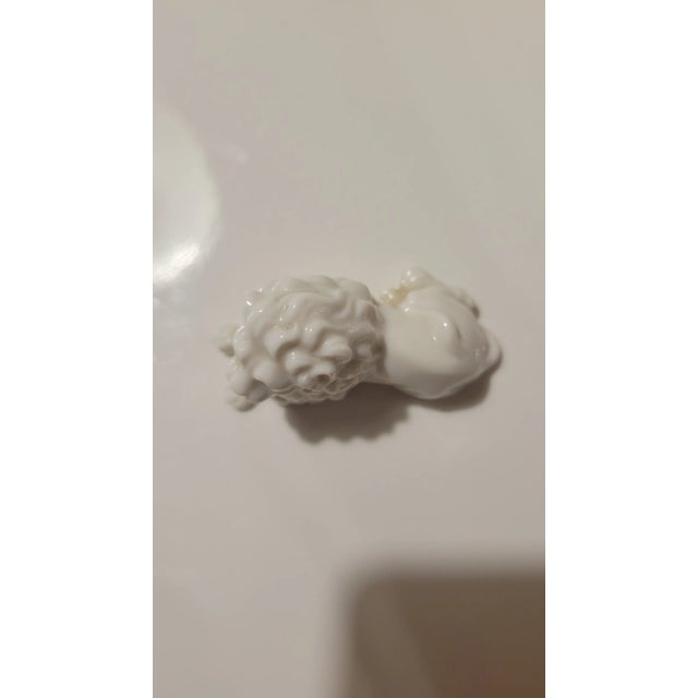 20th Century Nympherburg Glazed Porcelain Lion For Sale In Dallas - Image 6 of 11