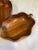 Vintage Monkey Pod Wood Leaf Serving Bowls - Set of 3 For Sale - Image 4 of 5