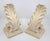 Beige Bookends Plaster Ancanthus Leaf Pair 1960s For Sale - Image 8 of 13