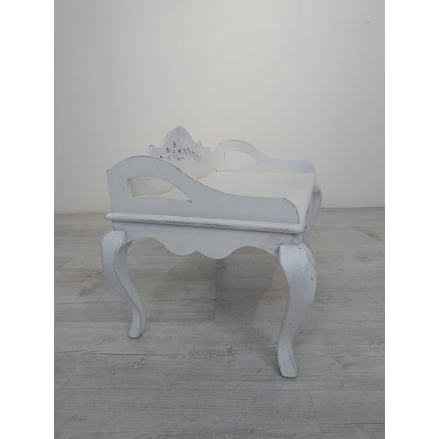 White French Bleached Breakfast Tray from Cauntry Corner Saran Grace For Sale - Image 8 of 17