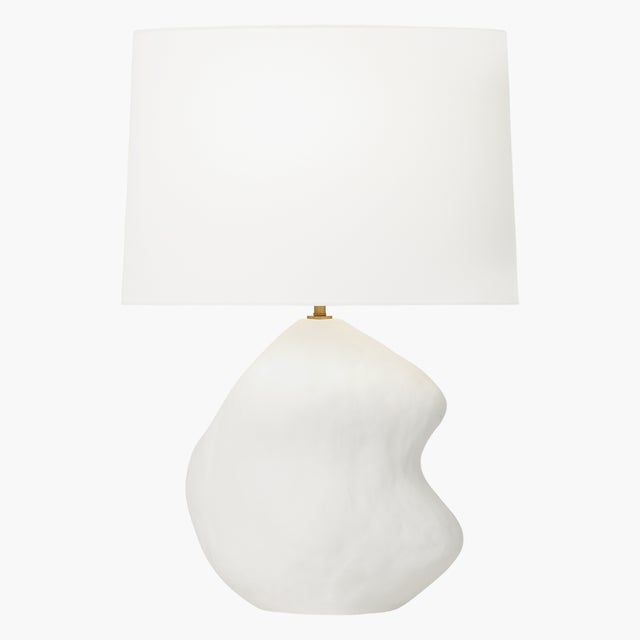 Ceramic Hable by Visual Comfort Studio Hable Broxton Table Lamp in Matte White Ceramic For Sale - Image 7 of 7
