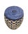 Italian Italian Blue & White Harlequin Garden Stool For Sale - Image 3 of 11