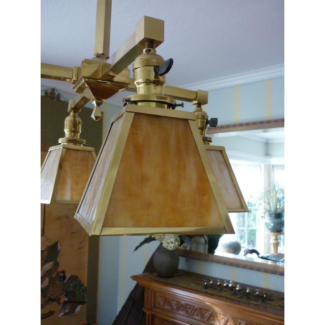 Mission Style Chandelier | Chairish