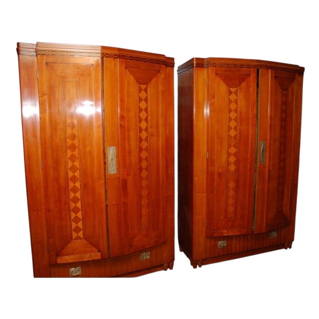 A complete and preserved suite of furniture in the Wiener Werkstätte style, associated with two of the most important...