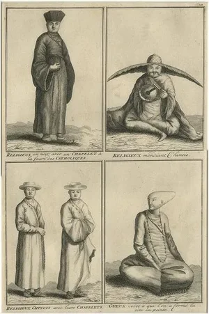 Chinese Priests and Beggars, 1728, Paper