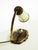 Brass Table Lamp with Glass Shade, 1940s For Sale - Image 9 of 18