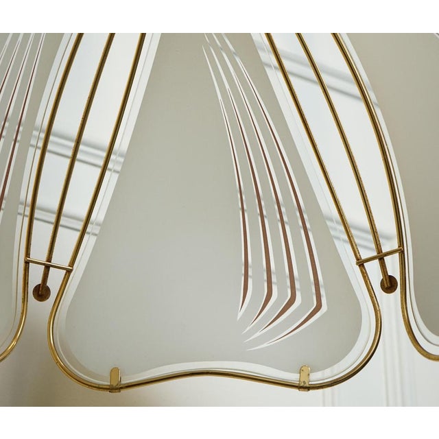 Art Deco Italian Chandelier Lamp For Sale - Image 10 of 14