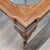 2000 - 2009 Cherrywood End Table With Cabriole Legs and Glass Insert For Sale - Image 5 of 6