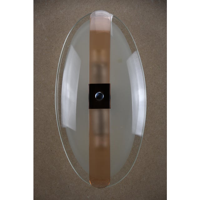 Elegant pair of 1960s italian murano glass wall sconces by antonio lupi a striking and sculptural pair of italian wall...