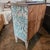 Late 19th Century English Blue and White 3 Drawer Italian Style Commode With Rosette Round Handles For Sale - Image 4 of 18