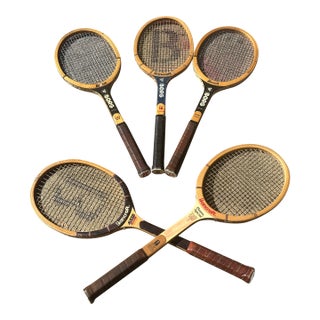 Vintage Collection of Bancroft Tennis Rackets For Sale
