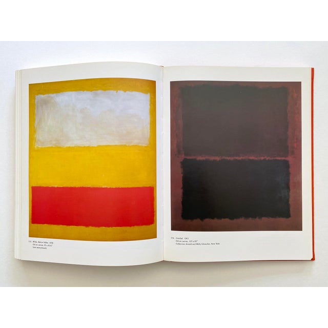 " Mark Rothko 1903 - 1970 : A Retrospective " Vintage 1978 1st Edition Abstract Expressionist Lithograph Print Hardcover Exhibition Art Book For Sale - Image 11 of 15