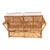 1990s 1990s Art Deco Style "Presidents" Stick Reed Rattan 2-Seat Settee Sofa For Sale - Image 5 of 6