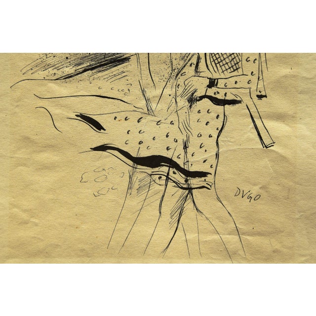 André Szenes, In the Storm of Time, 1920s, Ink on Paper For Sale - Image 11 of 16