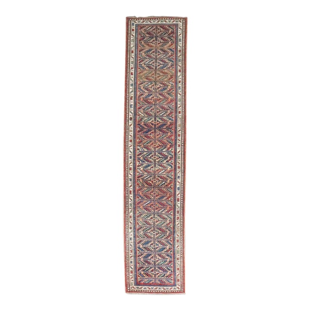 Early 20th Century Narrow Persian Kurd Runner - 2' x 6'6" For Sale