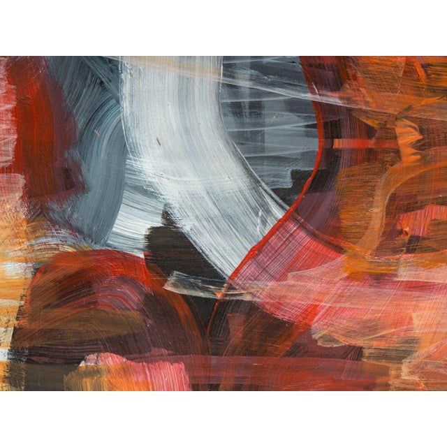 1990s Good Mood, Acrylic on Paper, Framed For Sale - Image 5 of 11