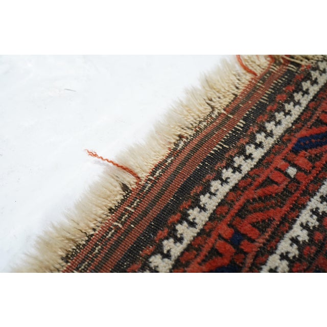 Antique Balouch Rug 2'8'' X 4'0" For Sale - Image 4 of 10