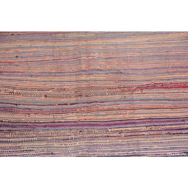 Moroccan Nazmiyal Collection Vintage Purple Tones Moroccan Kilim Rug For Sale - Image 3 of 7