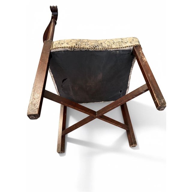 Clark Gable Provenance Antique Regency Corner Chair – Christie’s Auction Lot 38 (2006) For Sale In Las Vegas - Image 6 of 8