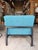 Adriana Hoyos Adriana Hoyos Teal Lounge Chair For Sale - Image 4 of 5