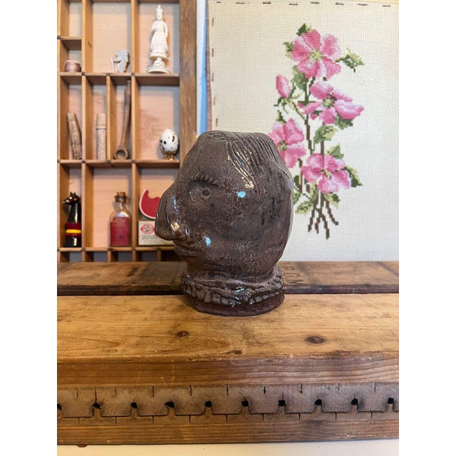 Possibly one of a kind. Vintage Condition as pictured. Listing is for described item only. Dimensions. 4” W ; 5” D ; 5.75” H