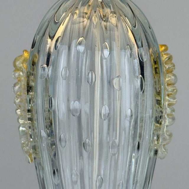 Murano Glass Table Lamp from Barovier and Toso, Italy, 1980s For Sale - Image 16 of 18